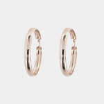 Orecchini in Argento 925  a cerchio lisci - BYSIMON gioielli