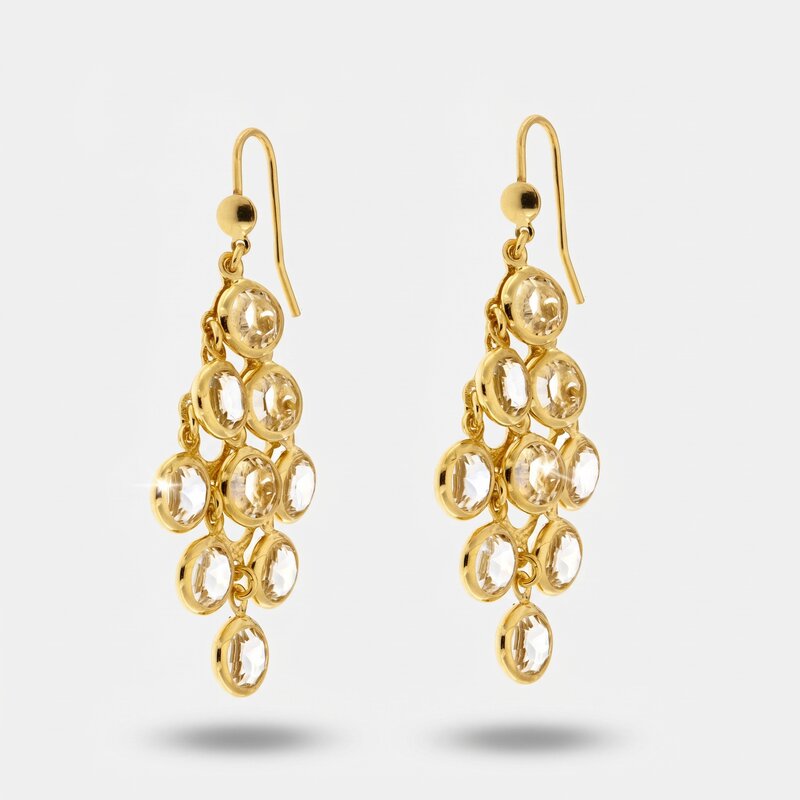 Orecchini in Argento 925  con cristalli - BYSIMON gioielli