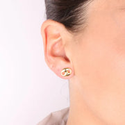 Orecchini in Argento 925 a forma di maglia marina