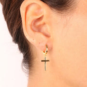 Orecchini in Argento 925 con pendenti a forma di croce