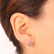 Orecchini in Argento 925 cerchietti a forma di serpente