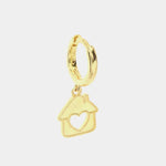 MonoOr in Argento 925 a forma di casa placcato oro giallo BYS - gioiello BySimon