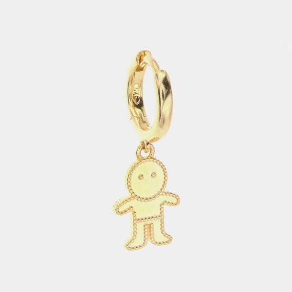 MonoOr in Argento 925 a forma di bambino BYS - gioiello BySimon