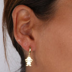 MonoOr in Argento 925 a forma di bimba placcato oro giallo BYS - gioiello BySimon