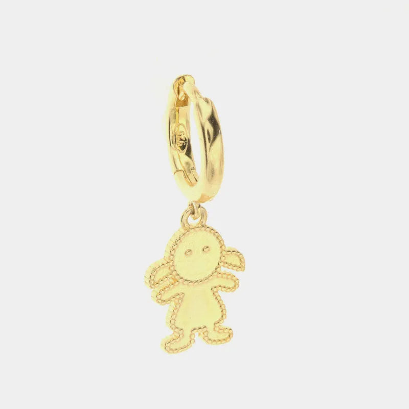 MonoOr in Argento 925 a forma di bimba placcato oro giallo BYS - gioiello BySimon