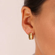 Orecchini in Argento 925 semicerchi a spirale aperta