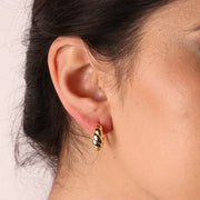 Orecchini in Argento 925 effetto torchon