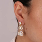 Orecchini in Argento 925 con pendenti impreziositi da zirconi