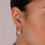 Orecchini in Argento 925 con cuore e zirconi bianchi BYSIMON - gioiello BySimon