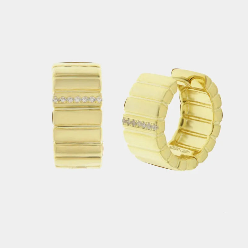 925 Silver hoop earrings