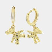 Orecchini in Argento 925 con orsetti pendenti