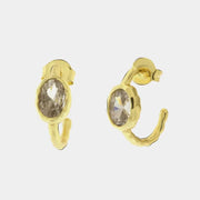 Orecchini in Argento 925 a cerchio con punto luce