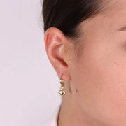 Orecchini in Argento 925 con coccinella portafortuna