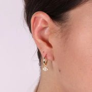 Orecchini in Argento 925 con zirconi pendenti