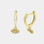 Orecchini in Argento 925 con zirconi pendenti