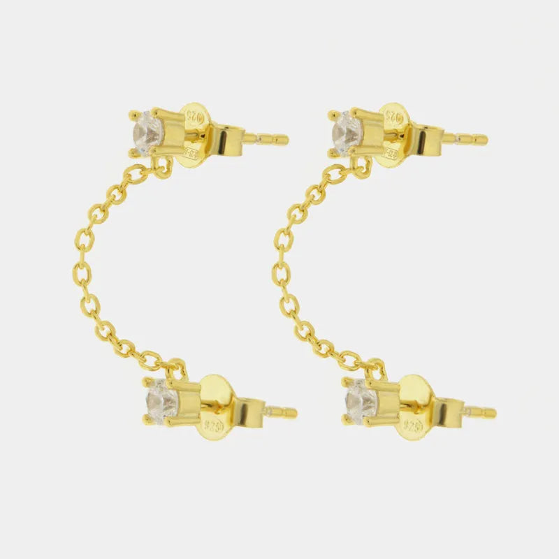 Orecchini in Argento 925 con punti luce