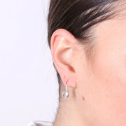 Orecchini in Argento 925 a monarchina con cristalli