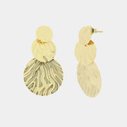 Orecchini in Argento 925 martellati a tre cerchi