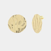 Orecchini in Argento 925 martellati a cerchio