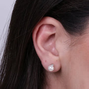 Orecchini in Argento 925 con perla a lobo