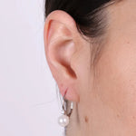 Orecchini in Argento 925 con perla Collezione Barcellona - BYSIMON gioielli
