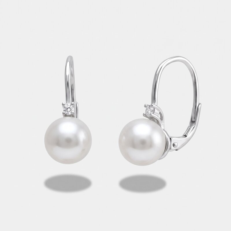 Orecchini in Argento 925 con perla Collezione Barcellona - BYSIMON gioielli