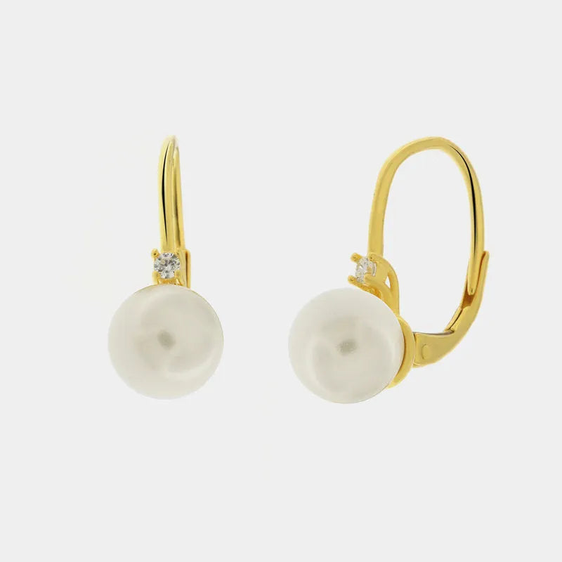 Orecchini in Argento 925 con perla Collezione Barcellona - BYSIMON gioielli