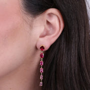 Orecchini in Argento 925 con sfumature rosa
