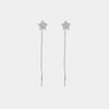 Orecchini in Argento 925 saliscendi con stella
