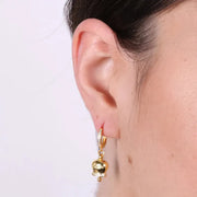 Orecchini in Argento 925 con campanella Capri e zirconi