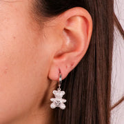 Orecchini in Argento 925  con orsacchiotti zirconati
