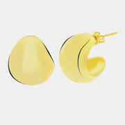 Orecchini in Argento 925 a mezza luna in argento