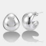 Orecchini in Argento 925 a goccia spessi Collezione Amsterdam - BYSIMON gioielli