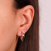 Orecchini in Argento 925 a forma di cuore