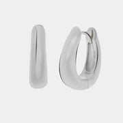 Orecchini in Argento 925 a cerchio bombati