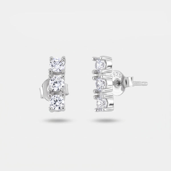 Orecchini in Argento 925 stile Trilogy - BYSIMON gioielli