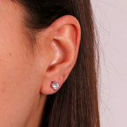 Orecchini in Argento 925 a lobo punto luce