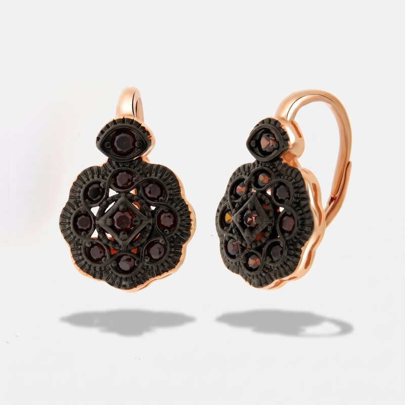 Orecchini in Argento 925 in stile antico Collezione Novecento - BYSIMON gioielli