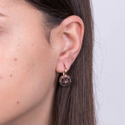 Orecchini in Argento 925 in stile antico con fiore