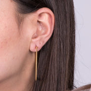 Orecchini in Argento 925 cerchio liscio