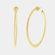 Orecchini in Argento 925 cerchio liscio