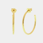 Orecchini in Argento 925 cerchio placcati oro - BYSIMON gioielli