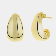 Orecchini in Argento 925 ovale bombato