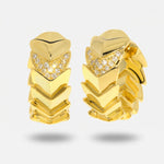Orecchini in Argento 925 cerchio gold Collezione Amsterdam - BYSIMON gioielli