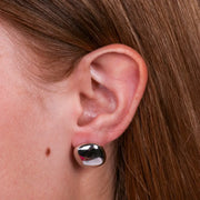 Orecchini in Argento 925 quadrati a lobo