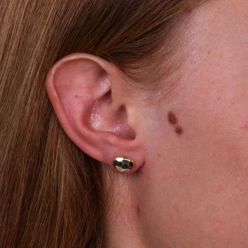 Orecchini in Argento 925 a lobo gold Collezione Amsterdam - BYSIMON gioielli