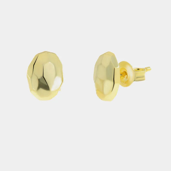 Orecchini in Argento 925 a lobo gold Collezione Amsterdam - BYSIMON gioielli