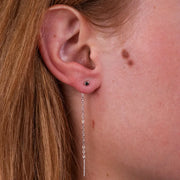 Orecchini in Argento 925 saliscendi con stella