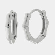 Orecchini in Argento 925 cerchietti schiacciati