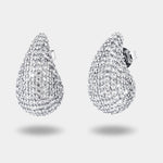 Orecchini argento 925 a goccia con zirconi - BYSIMON gioielli